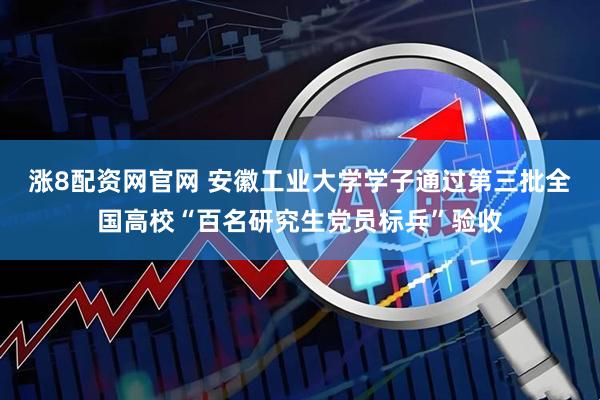 涨8配资网官网 安徽工业大学学子通过第三批全国高校“百名研究生党员标兵”验收